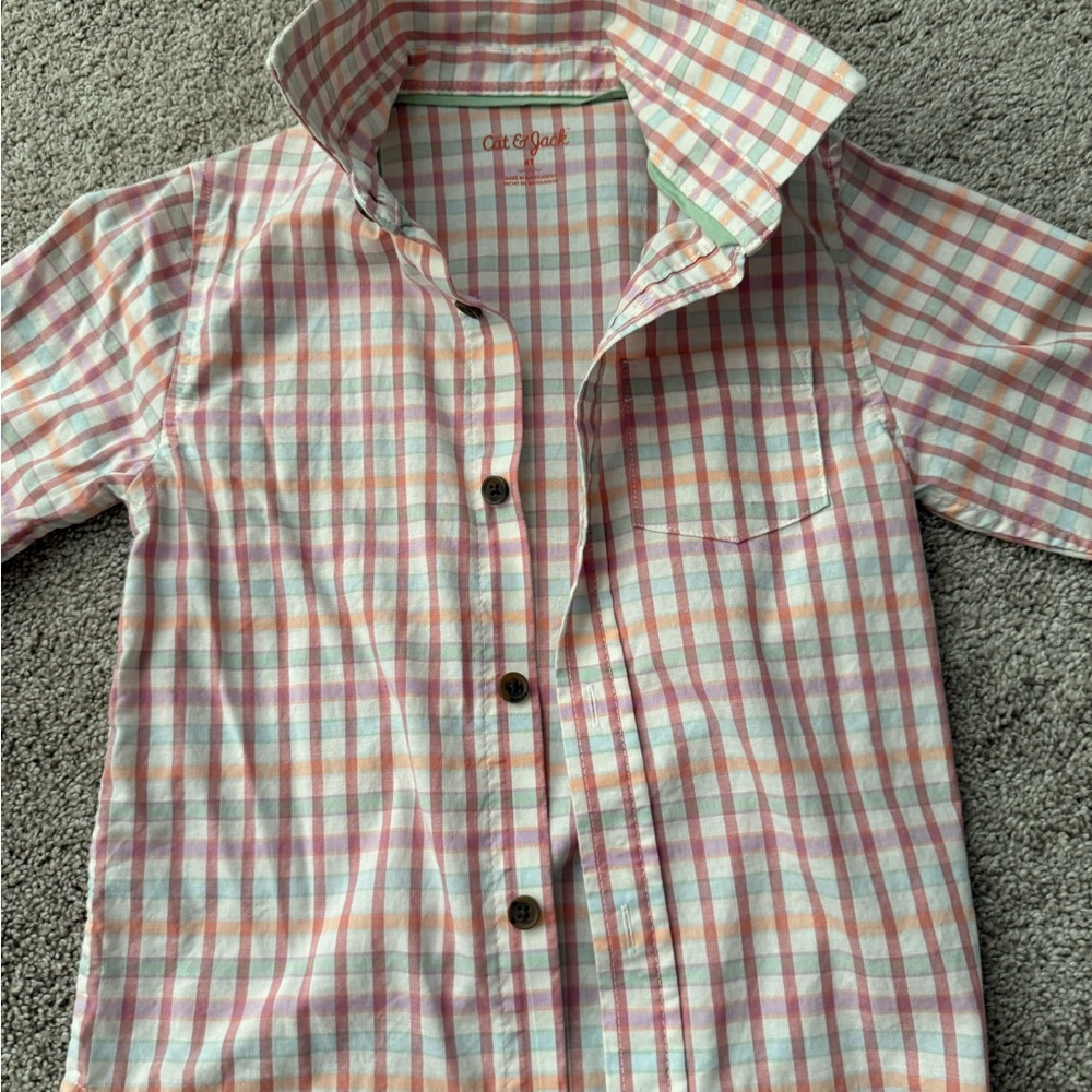 Cat& Jack button down & 2 sweaters - Picture 6 of 16